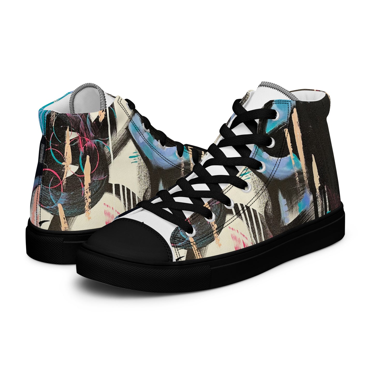 Men’s high top canvas shoes